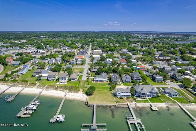 2109 Arendell St, Morehead City, NC 28557 - aerial view of residential area featuring a nearby body of water