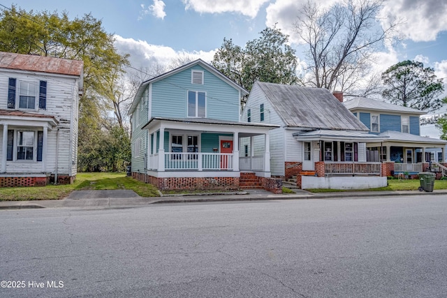 223 E Martin Luther King Jr Dr, Washington, NC 27889 - view of front of property with a porch