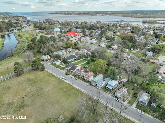 223 E Martin Luther King Jr Dr, Washington, NC 27889 - aerial view with a water view and a residential view