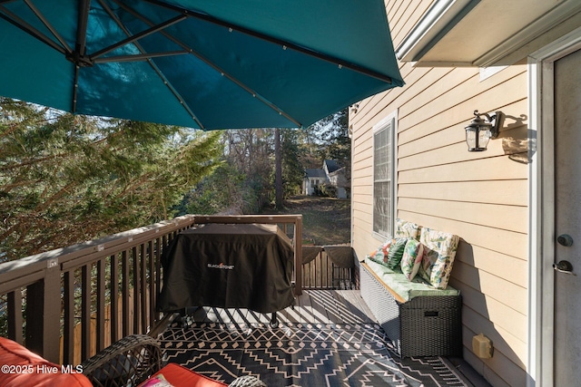 823 Azalea Dr, Fayetteville, NC 28301 - view of wooden deck