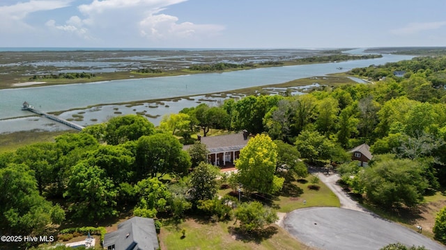 130 Harbour Dr, Hubert, NC 28539 - drone / aerial view of a nearby body of water