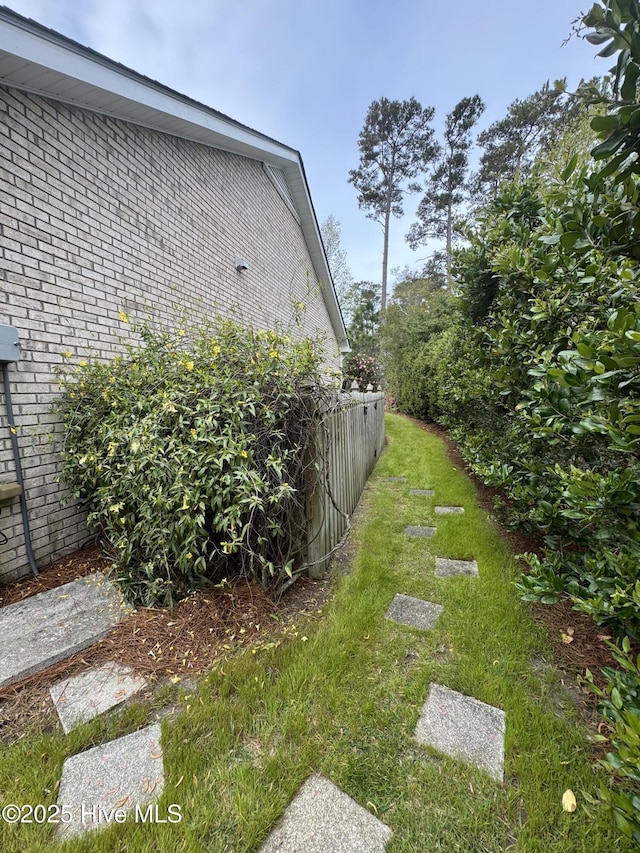 511 Pine Valley Dr, Morehead City, NC 28557 - view of yard featuring fence