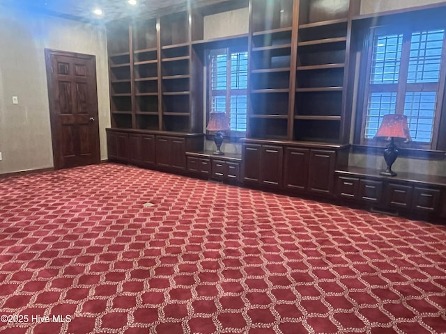 117 Creekview Rd, New Bern, NC 28562 - interior space with a ceiling fan, built in features, and baseboards