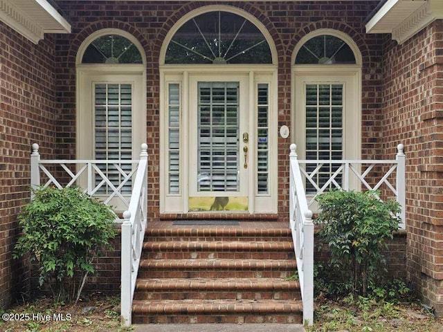 117 Creekview Rd, New Bern, NC 28562 - view of front facade featuring brick siding, a garage, a chimney, and concrete driveway