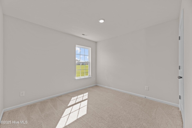 409 King Creek Dr, Havelock, NC 28532 - spare room featuring carpet and baseboards