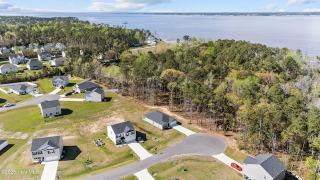 409 King Creek Dr, Havelock, NC 28532 - aerial view of property's location with a large body of water and nearby suburban area