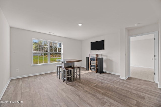 409 King Creek Dr, Havelock, NC 28532 - dining room with wood finished floors