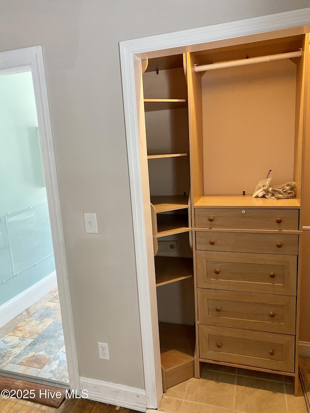 view of closet