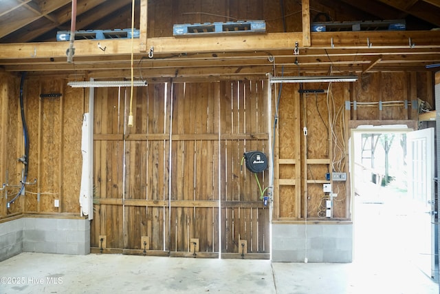 miscellaneous room featuring concrete flooring
