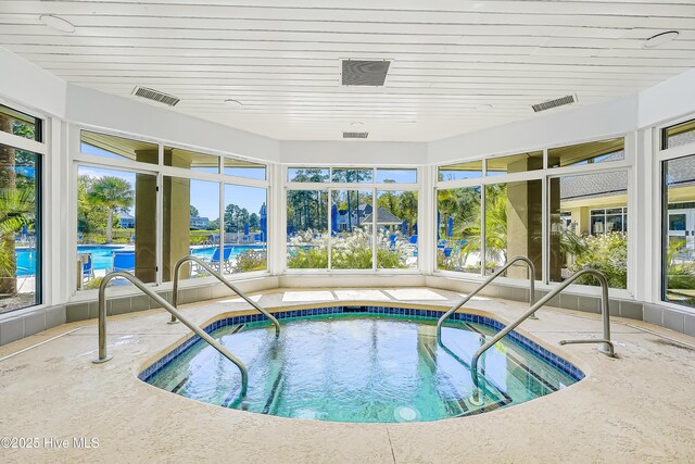6865 Beckman Cir SW Unit 53, Ocean Isle Beach, NC 28469 - view of pool with a gazebo and a patio area