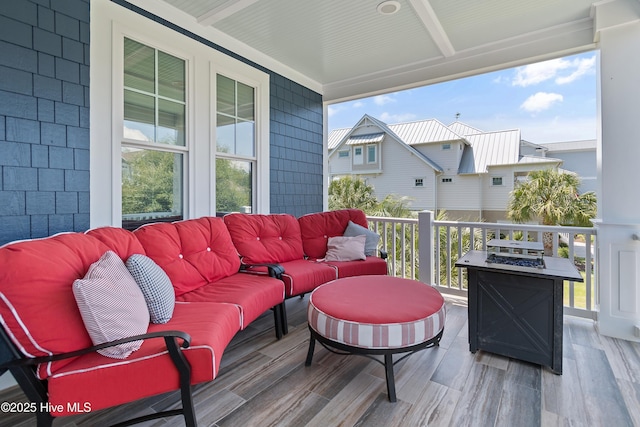 2821 Harborside Way, Southport, NC 28461 - porch featuring outdoor lounge area