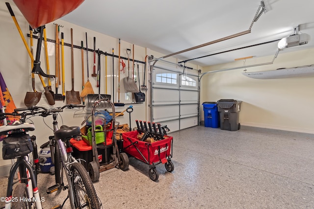 2821 Harborside Way, Southport, NC 28461 - garage featuring a garage door opener and baseboards