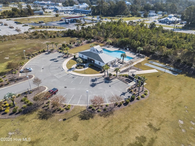 1331 Landover Dr SW, Ocean Isle Beach, NC 28469 - bird's eye view of a pool