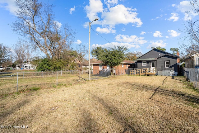 608 S 14th St, Wilmington, NC 28401 - view of yard with a fenced backyard