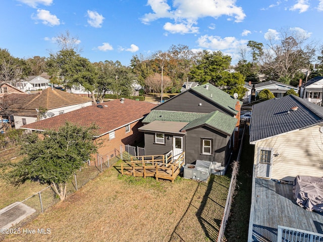 608 S 14th St, Wilmington, NC 28401 - drone / aerial view with a residential view
