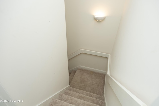 995 Monticello Dr, Pinehurst, NC 28374 - stairs with carpet floors and baseboards