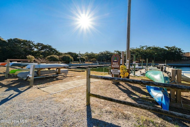 view of play area