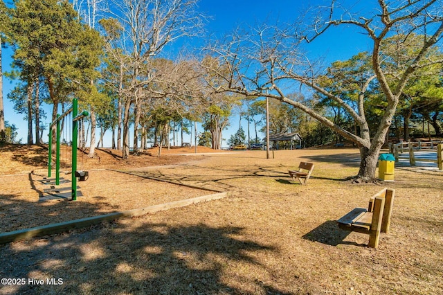 view of community featuring a gazebo