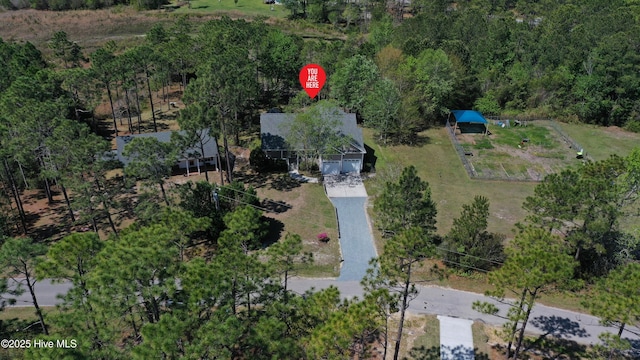 161 N Lake Dr, Boiling Spring Lakes, NC 28461 - birds eye view of property