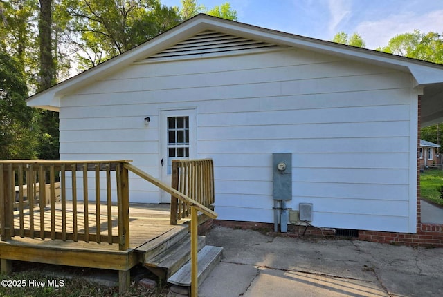 100 Knight Pl, Jacksonville, NC 28546 - rear view of house featuring a deck