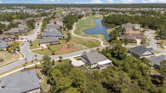 8549 Oak Abbey Trl NE, Leland, NC 28451 - birds eye view of property featuring a residential view and a water view