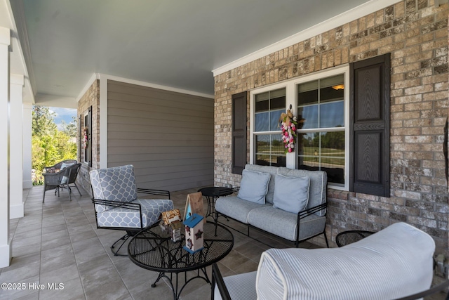 8549 Oak Abbey Trl NE, Leland, NC 28451 - view of patio featuring a porch