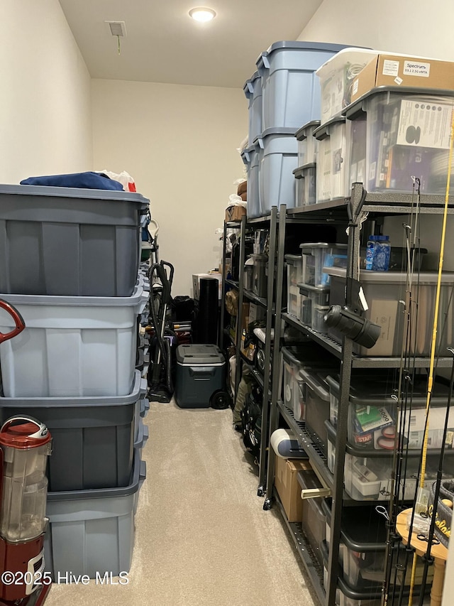 view of storage