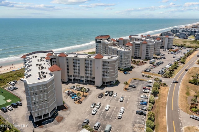 2000 New River Inlet Rd Unit 3513, North Topsail Beach, NC 28460 - bird's eye view featuring a water view and a beach view