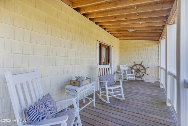 view of deck