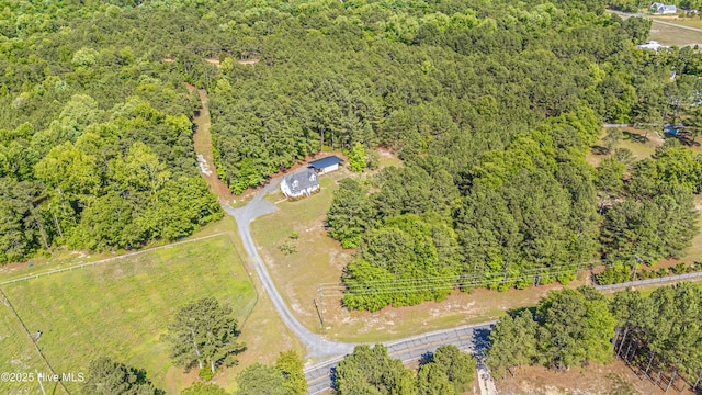 4915 Beulah Hill Church Rd, West End, NC 27376 - drone / aerial view of a heavily wooded area