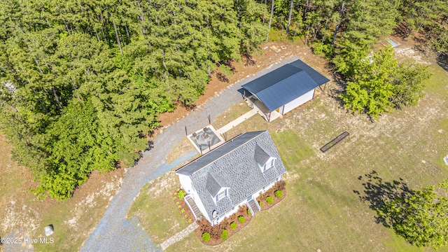 4915 Beulah Hill Church Rd, West End, NC 27376 - aerial view of property and surrounding area
