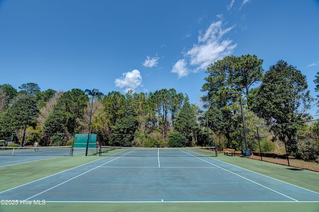 226 Bayfield Dr, Wilmington, NC 28411 - view of tennis court with community basketball court