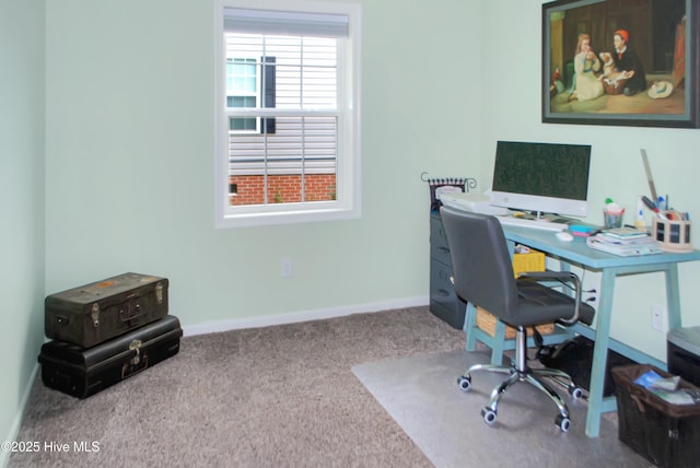 314 Nugget Trl, Elizabeth City, NC 27909 - home office featuring carpet flooring and baseboards