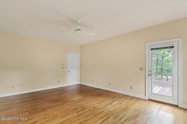 17 Windsong Pl, Whispering Pines, NC 28327 - spare room featuring light wood finished floors and ceiling fan