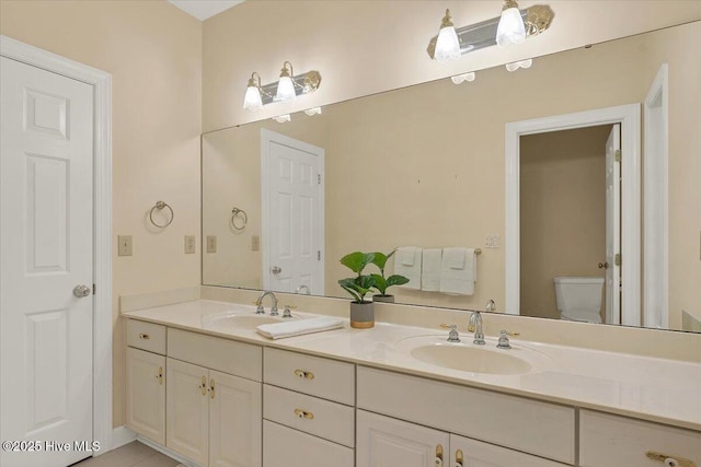 17 Windsong Pl, Whispering Pines, NC 28327 - full bath with double vanity and toilet