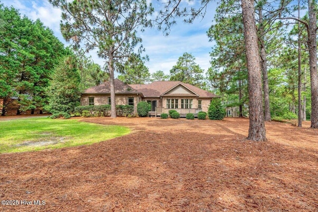 17 Windsong Pl, Whispering Pines, NC 28327 - view of ranch-style house