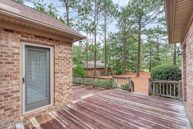 17 Windsong Pl, Whispering Pines, NC 28327 - view of wooden terrace