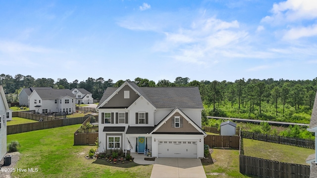 57 N Passerine Path, Hampstead, NC 28443 - traditional home with driveway, an attached garage, and roof with shingles