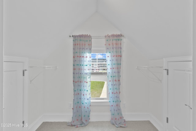 57 N Passerine Path, Hampstead, NC 28443 - spacious closet featuring lofted ceiling and carpet flooring