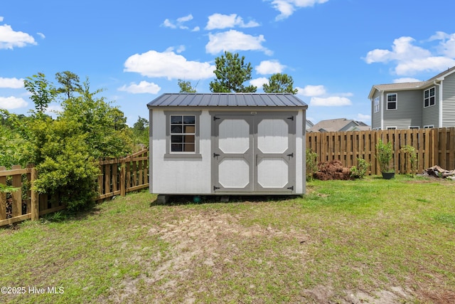 57 N Passerine Path, Hampstead, NC 28443 - view of shed with a fenced backyard