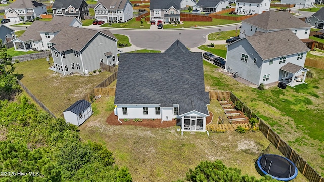 57 N Passerine Path, Hampstead, NC 28443 - aerial view of residential area