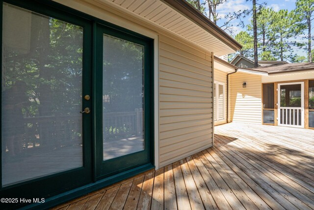 view of deck
