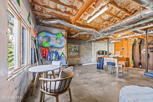 120 Clay Cir W, End, NC 27376 - basement featuring plenty of natural light