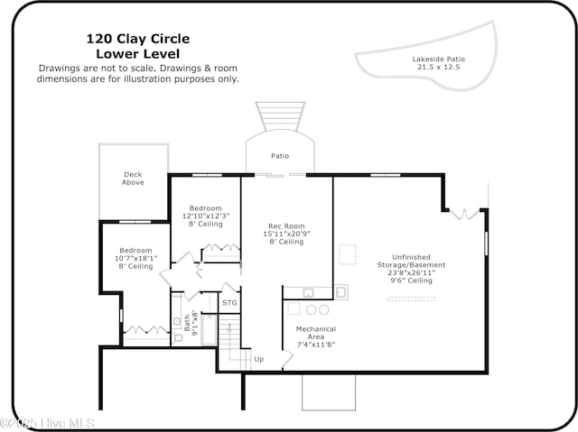 120 Clay Cir W, End, NC 27376 - view of layout