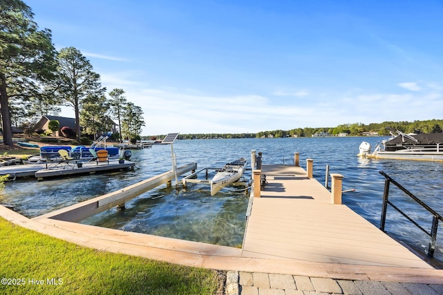 120 Clay Cir W, End, NC 27376 - view of dock with a water view