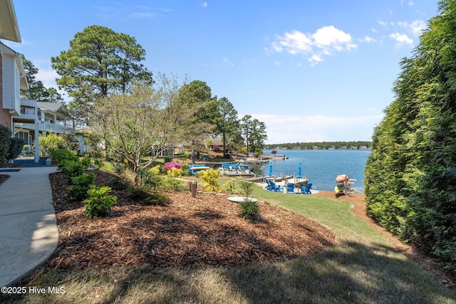 120 Clay Cir W, End, NC 27376 - view of water feature featuring a boat dock