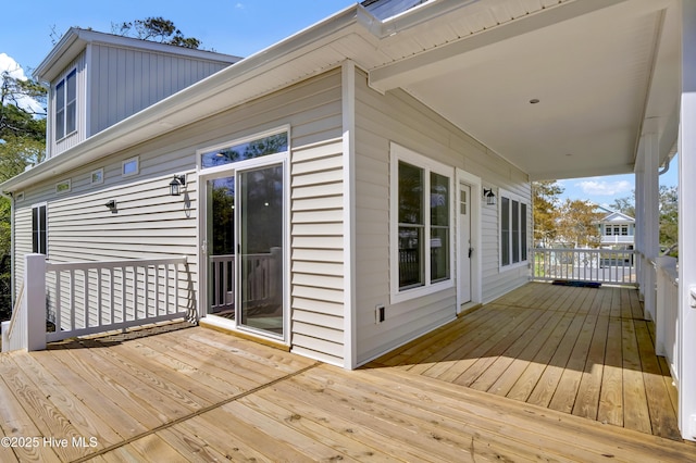 101 SE 68th St, Oak Island, NC 28465 - view of wooden terrace