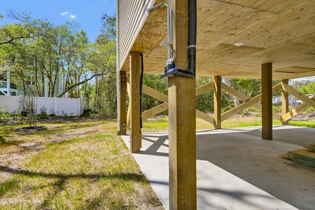 101 SE 68th St, Oak Island, NC 28465 - view of yard with fence