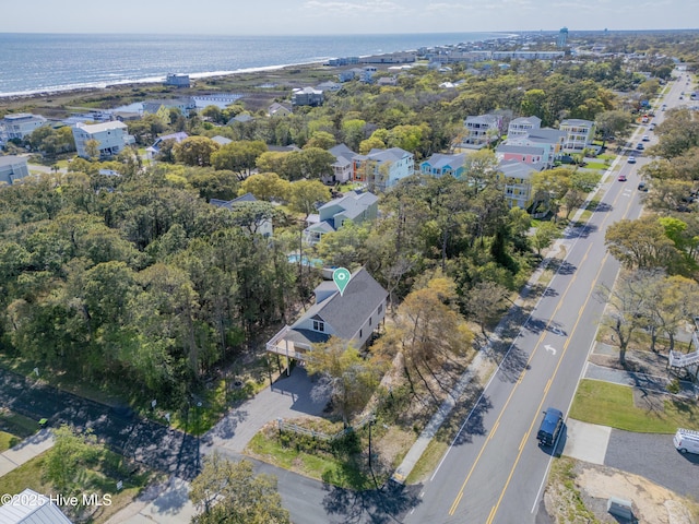 101 SE 68th St, Oak Island, NC 28465 - drone / aerial view featuring a water view