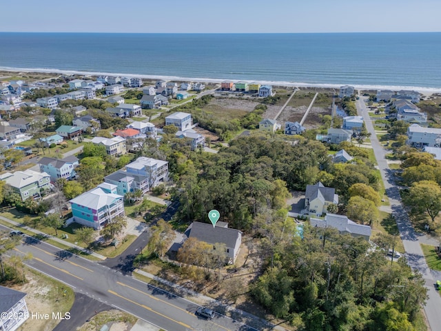 101 SE 68th St, Oak Island, NC 28465 - drone / aerial view featuring a water view
